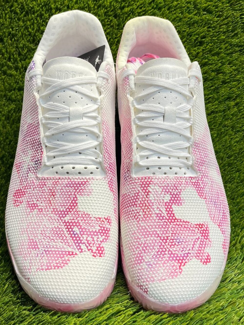 Nobull Impact Trainer Mens Size 16 Pink White Athletic Running Shoes Sneakers - Picture 5 of 10